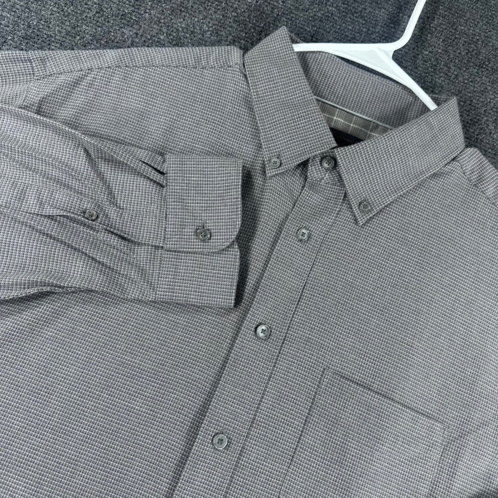 Jos. A. Bank Button Down Mens XL Extra Large Grey Cotton Cashmere Reserve Shirt
